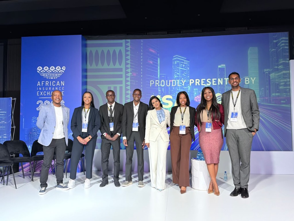 Fabilous Lashidi with the CT Flex team at the African Insurance Exchange